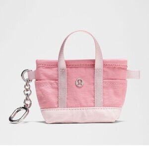 NWT Lululemon Daily Multi-Pocket Nano Tote Bag in Pink Tide/Flush Pink